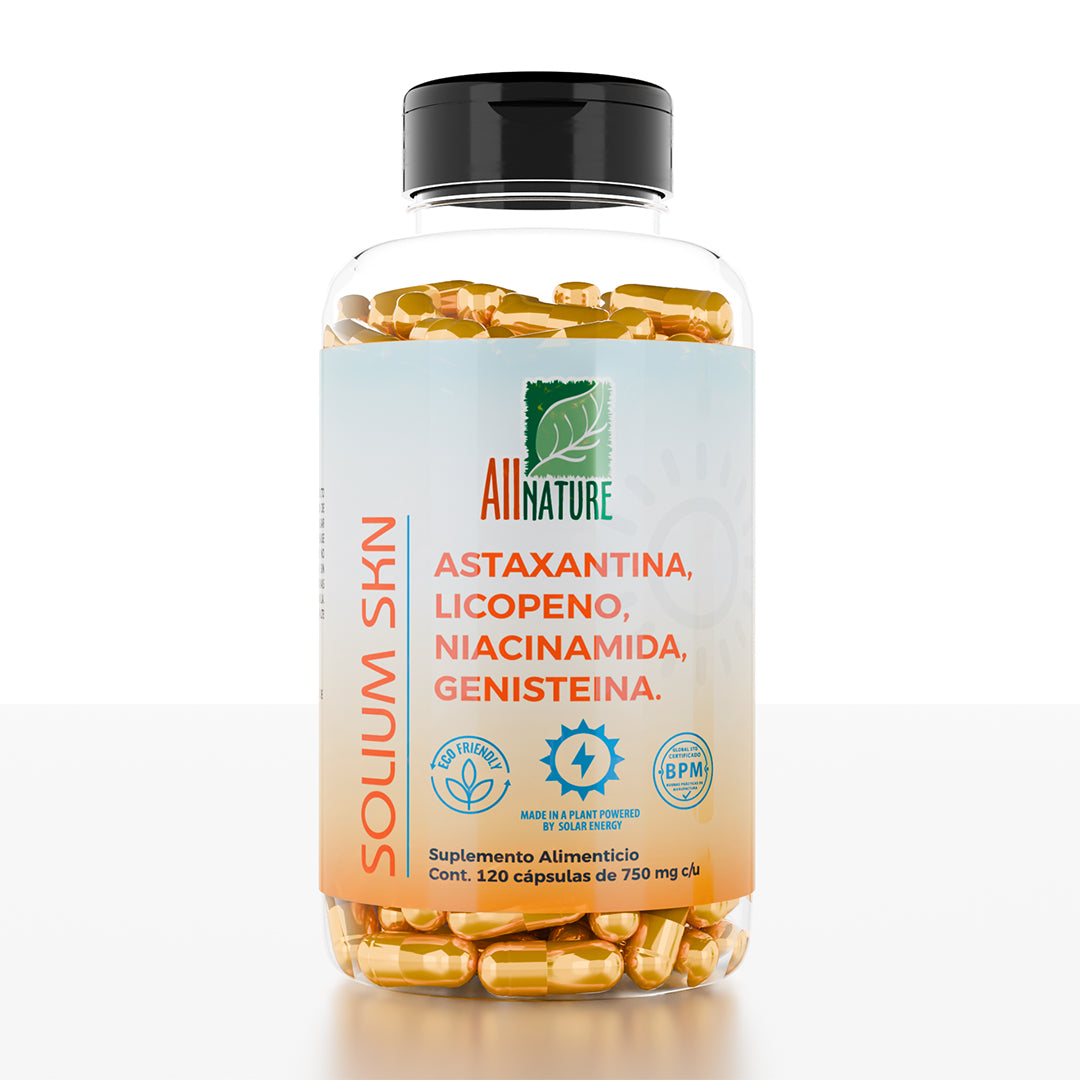 All Nature Solium SKN 120 cápsulas de 750 mg c/u