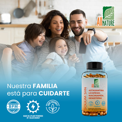 All Nature Solium SKN 120 cápsulas de 750 mg c/u