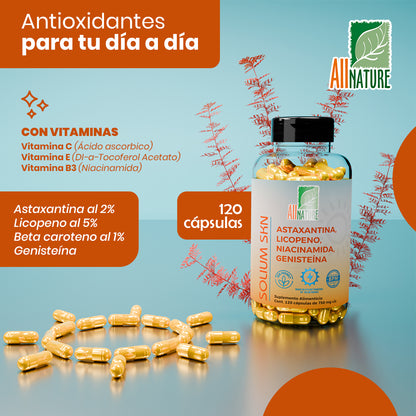 All Nature Solium SKN 120 cápsulas de 750 mg c/u